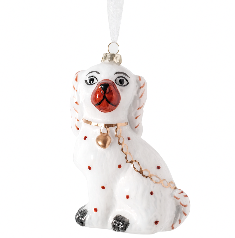 Ivory & Gold Staffordshire Ornament