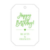 Letterpress Monogram Gift Tag - T101