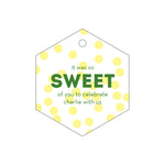 Letterpress Monogram Gift Tag - T126