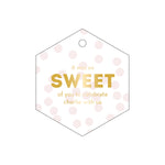 Letterpress Monogram Gift Tag - T126