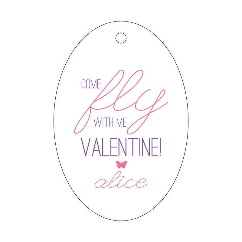 Letterpress Monogram Gift Tag - T128
