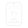 Letterpress Monogram Gift Tag - T13