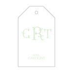 Letterpress Monogram Gift Tag - T147