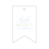 Letterpress Monogram Gift Tag - T156