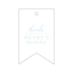 Letterpress Monogram Gift Tag - T156