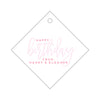 Letterpress Monogram Gift Tag - T162