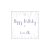 Letterpress Monogram Gift Tag - T164