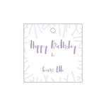 Letterpress Monogram Gift Tag - T164