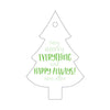 Letterpress Monogram Gift Tag - T167