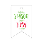 Letterpress Monogram Gift Tag - T179