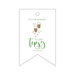 Letterpress Monogram Gift Tag - T180
