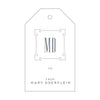 Letterpress Monogram Gift Tag - T187