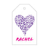Letterpress Monogram Gift Tag - T190