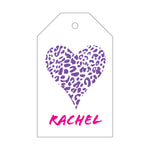 Letterpress Monogram Gift Tag - T190