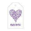 Letterpress Monogram Gift Tag - T190