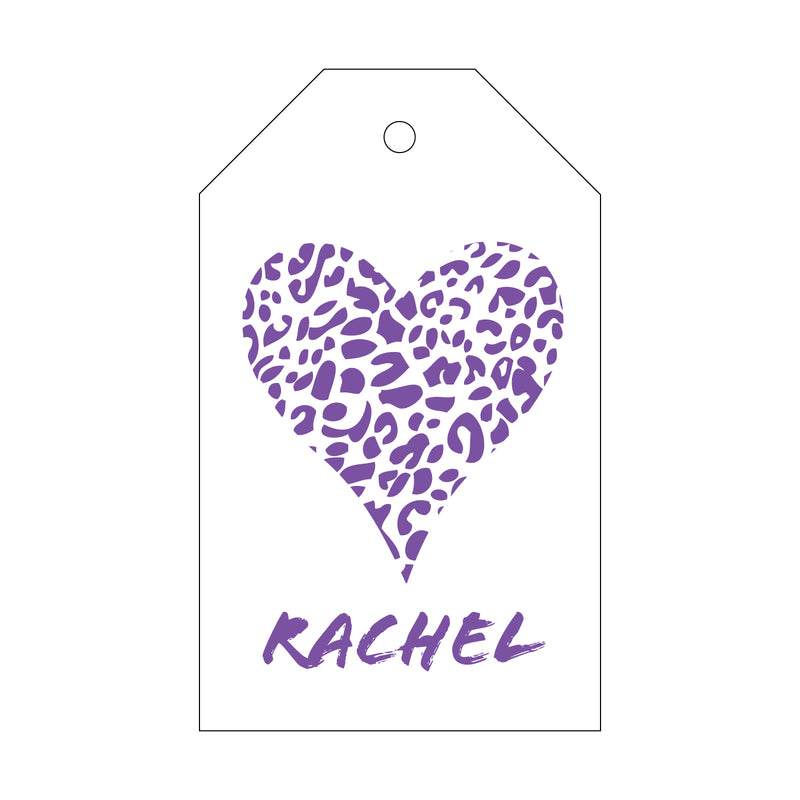 Letterpress Monogram Gift Tag - T190