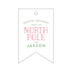 Letterpress Monogram Gift Tag - T193