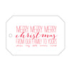 Letterpress Monogram Gift Tag - T202