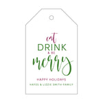 Letterpress Monogram Gift Tag - T206