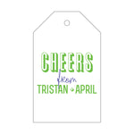 Letterpress Monogram Gift Tag - T20