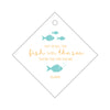 Letterpress Monogram Gift Tag - T215