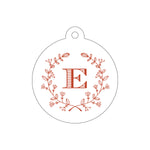 Letterpress Monogram Gift Tag - T223