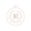 Letterpress Monogram Gift Tag - T223
