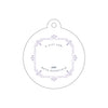 Letterpress Monogram Gift Tag - T224