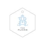 Letterpress Monogram Gift Tag - T237
