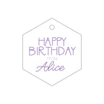 Letterpress Monogram Gift Tag - T240