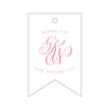 Letterpress Monogram Gift Tag - T241