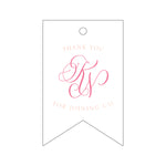 Letterpress Monogram Gift Tag - T241