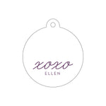 Letterpress Monogram Gift Tag - T245