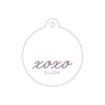 Letterpress Monogram Gift Tag - T245