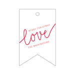 Letterpress Monogram Gift Tag - T255