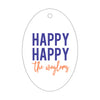 Letterpress Monogram Gift Tag - T265