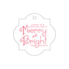 Letterpress Monogram Gift Tag - T268