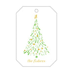 Letterpress Monogram Gift Tag - T277