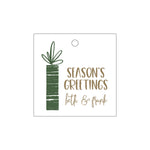 Letterpress Monogram Gift Tag - T280
