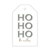 Letterpress Monogram Gift Tag - T287