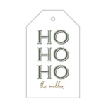Letterpress Monogram Gift Tag - T287