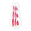 Letterpress Monogram Gift Tag - T289
