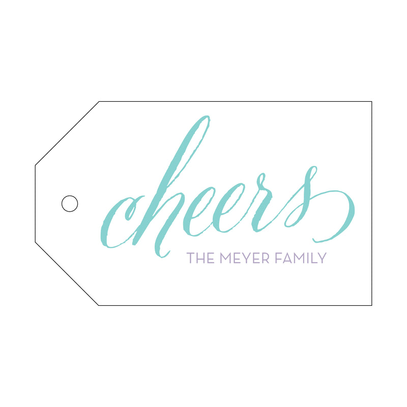 Letterpress Monogram Gift Tag - T28