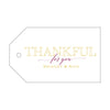 Letterpress Monogram Gift Tag - T297