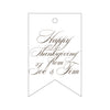 Letterpress Monogram Gift Tag - T298