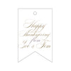 Letterpress Monogram Gift Tag - T298