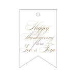 Letterpress Monogram Gift Tag - T298