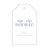 Letterpress Monogram Gift Tag - T299