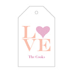 Letterpress Monogram Gift Tag - T2