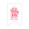 Letterpress Monogram Gift Tag - T309